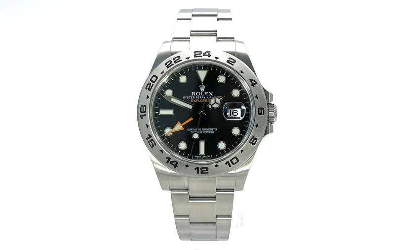 Rolex Explorer II 42 Edelstahl 216570 Schwarz aus 2015 LC100