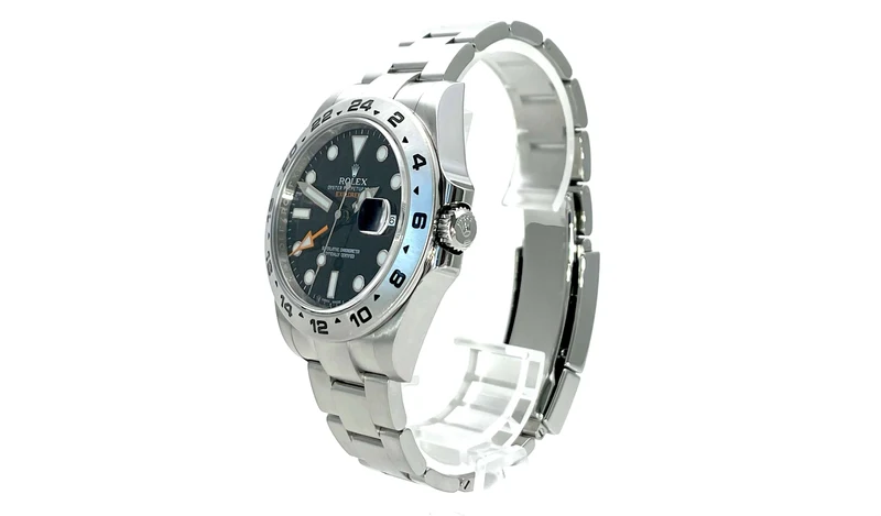 Rolex Explorer II 42 Edelstahl 216570 Schwarz aus 2015 LC100