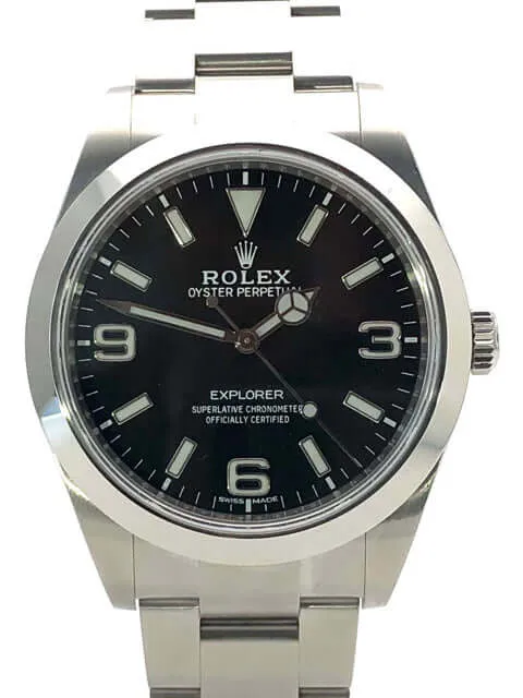 Rolex Explorer I Edelstahl 214270 ungetragen aus 2020
