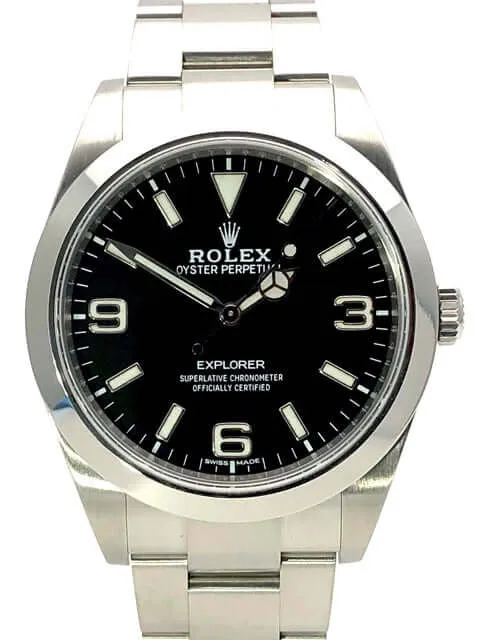 Rolex Explorer I Edelstahl 214270 ungetragen aus 2019