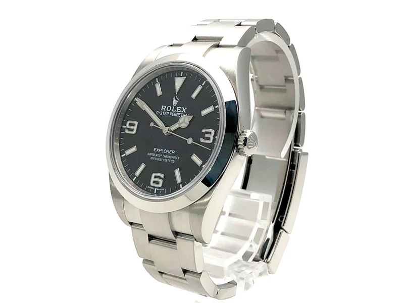Rolex Explorer I Edelstahl 214270 ungetragen aus 2019