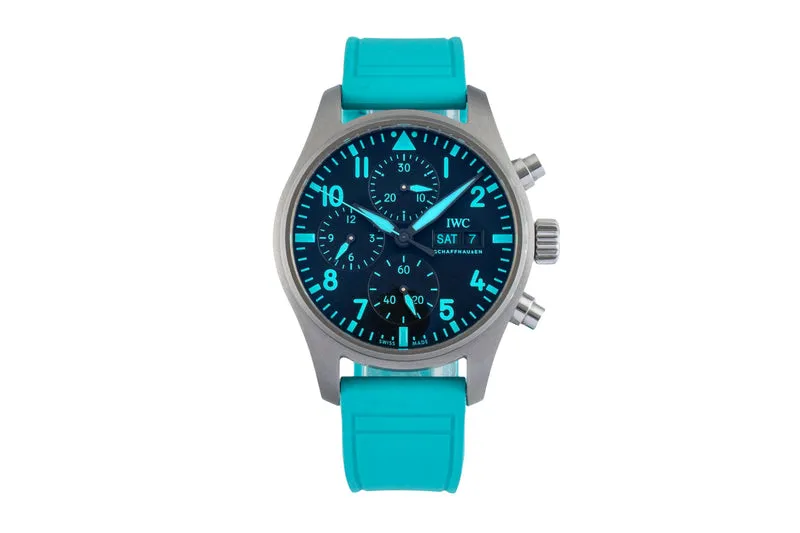 IWC Fliegerchronograph chronograph titanium automatic men's watch IW388108 LP: 9000EUR [2601668]