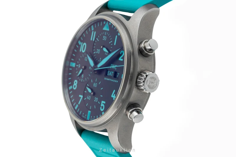 IWC Fliegerchronograph chronograph titanium automatic men's watch IW388108 LP: 9000EUR [2601668]