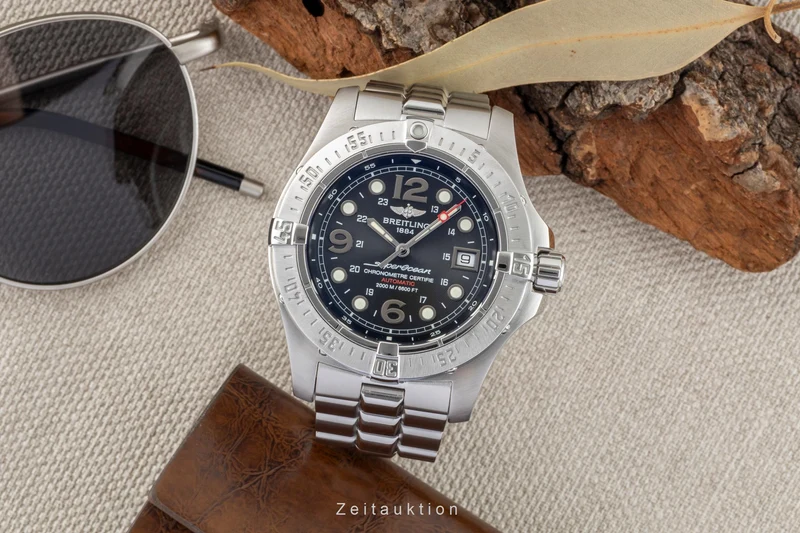 Breitling Superocean steel automatic men's watch A17390 [2601666]