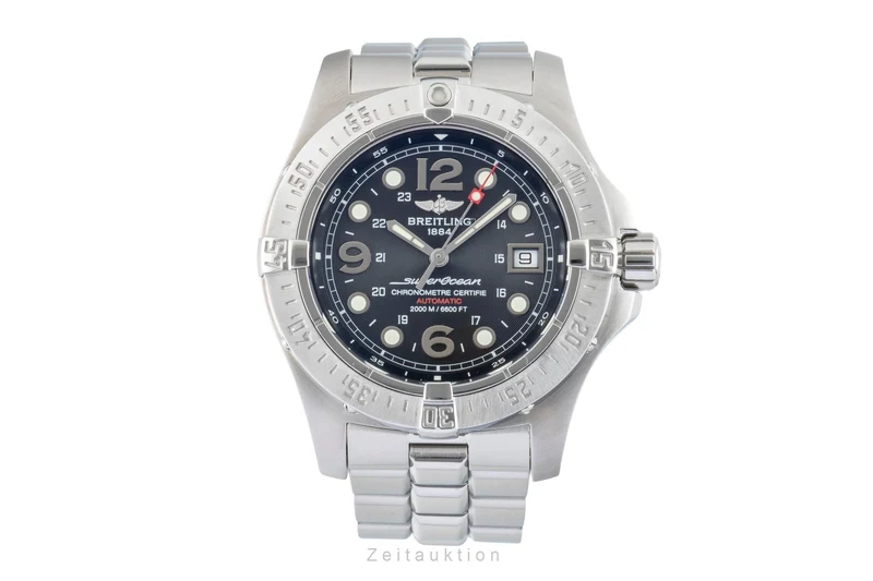 Breitling Superocean steel automatic men's watch A17390 [2601666]