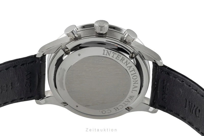 IWC Portugieser chronograph steel automatic men's watch IW371447 LP: 9100EUR [2601187]