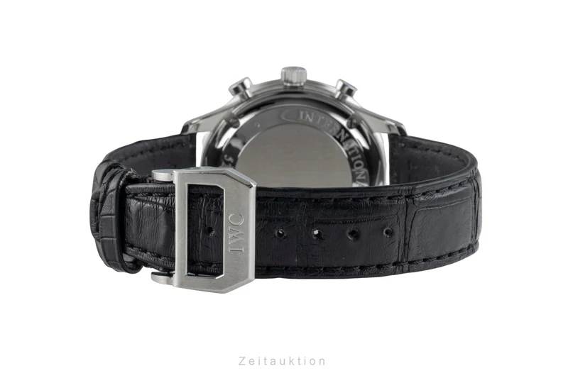 IWC Portugieser chronograph steel automatic men's watch IW371447 LP: 9100EUR [2601187]