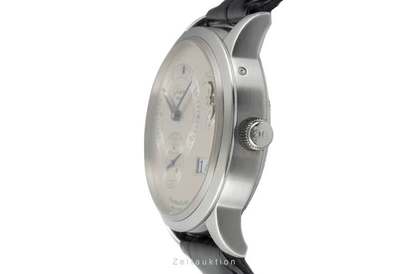Glashütte PanoMaticLunar steel automatic men's watch 90-02-02-02-04 [2601589]
