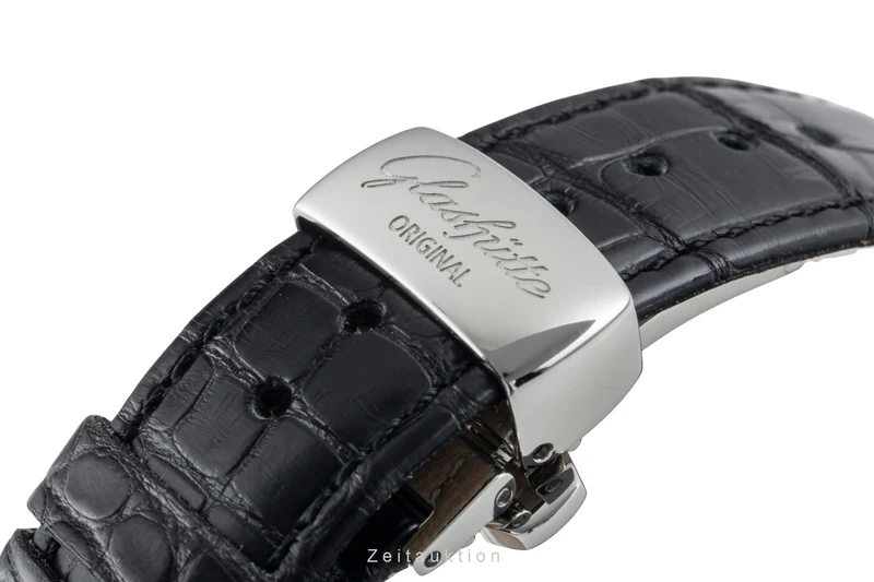 Glashütte PanoMaticLunar steel automatic men's watch 90-02-02-02-04 [2601589]