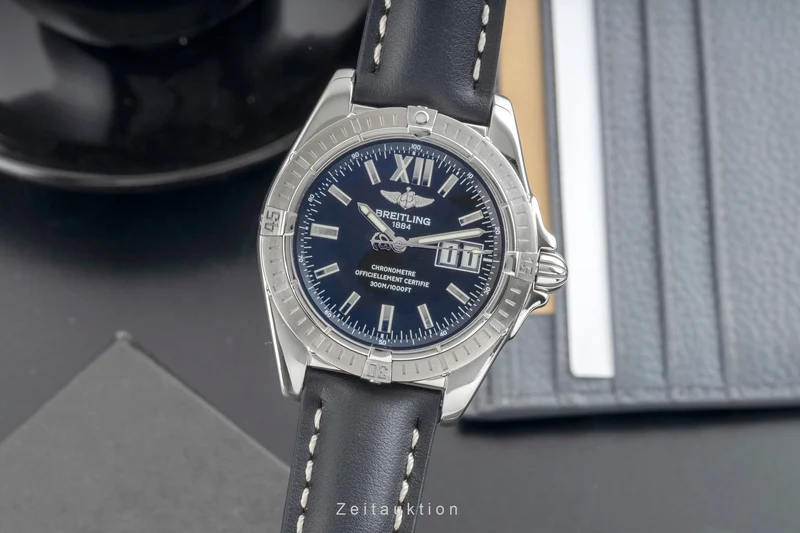 Breitling Galactic steel automatic men's watch A49350 [2601616]
