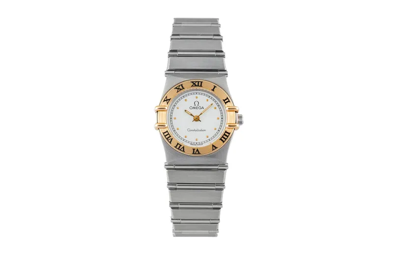 Omega Constellation steel / gold quartz women's watch 795.1080.1 [2601267]