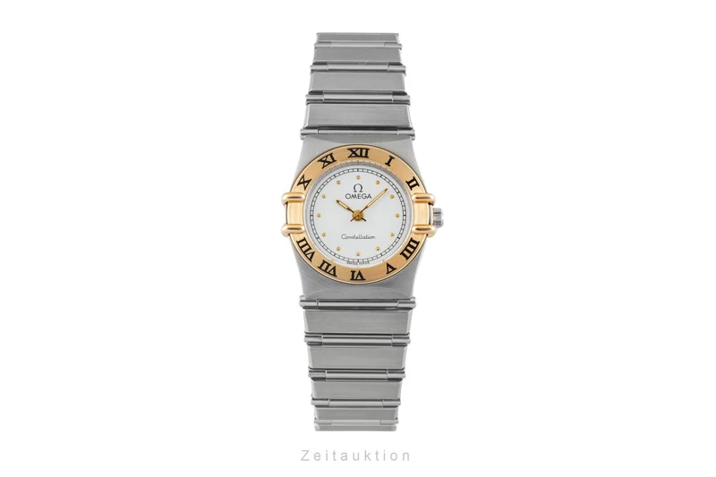 Omega Constellation steel / gold quartz women's watch 795.1080.1 [2601267]