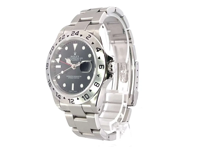 Rolex Explorer II Ref. 16570 Zifferblatt Schwarz
