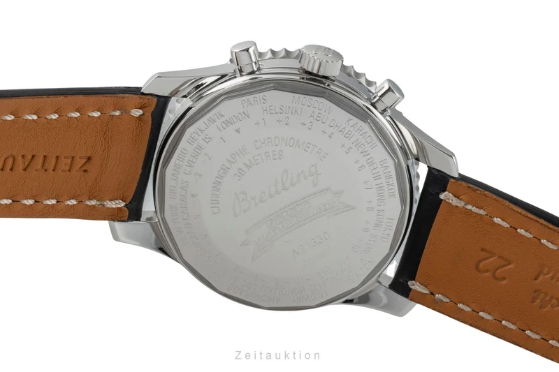 Breitling Montbrillant Datora chronograph steel automatic men's watch A2133012/G518 [2601601]