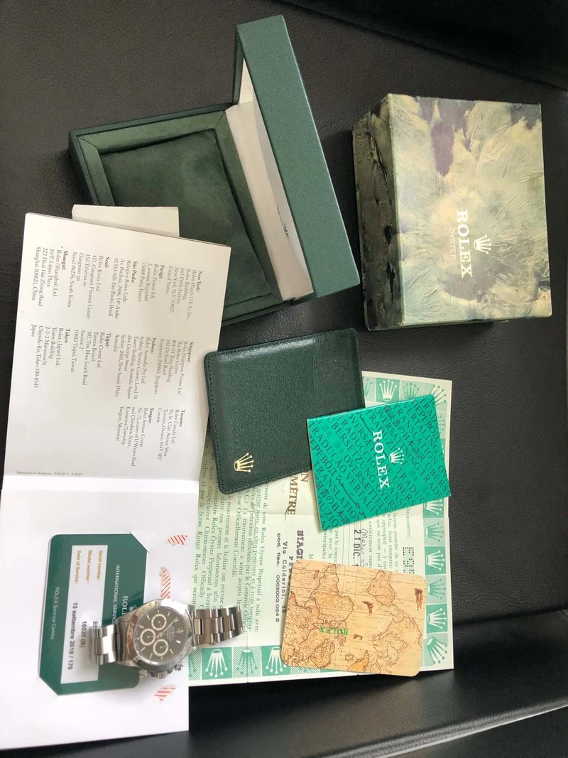 Rolex Daytona Edelstahl 16520 Zenith aus 1991 E-Serie