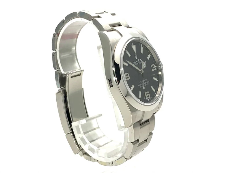 Rolex Explorer I Ref. 214270 Edelstahl verklebt aus 2014 LC100