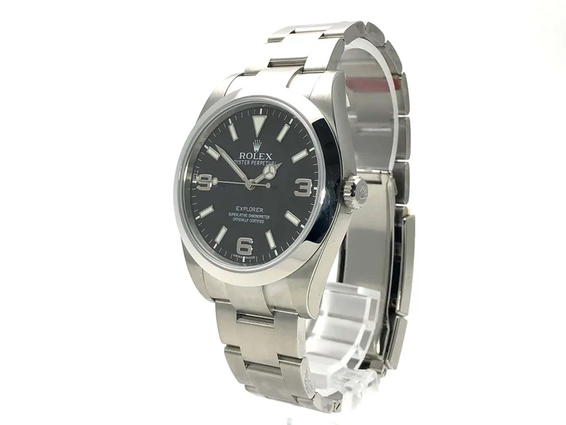 Rolex Explorer I Ref. 214270 Edelstahl verklebt aus 2014 LC100