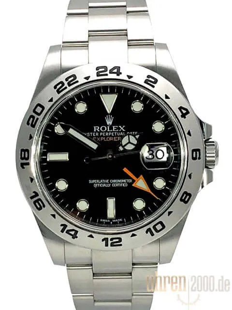 Rolex Explorer II 216570 Schwarz 2019 ungetragen