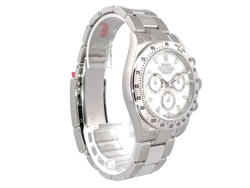 Rolex Daytona Edelstahl 116520 Weiß