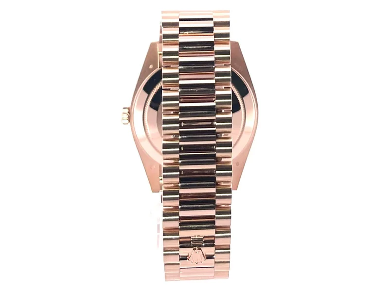 Rolex Day-Date 40 Everose-Gold 228235 Eisenkiesel Diamant
