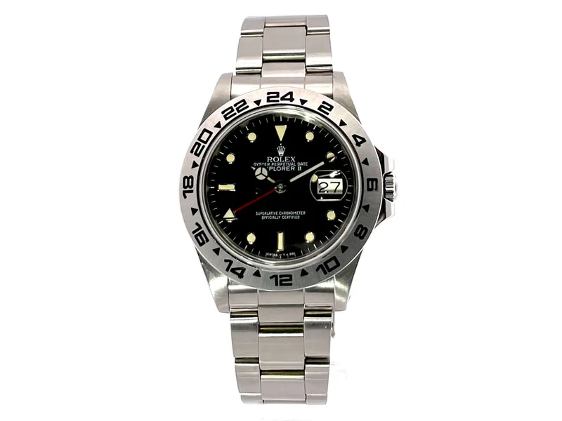 Rolex Explorer II Edelstahl 16550 Schwarz