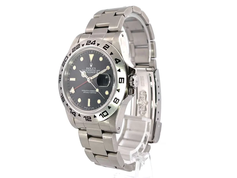 Rolex Explorer II Edelstahl 16550 Schwarz
