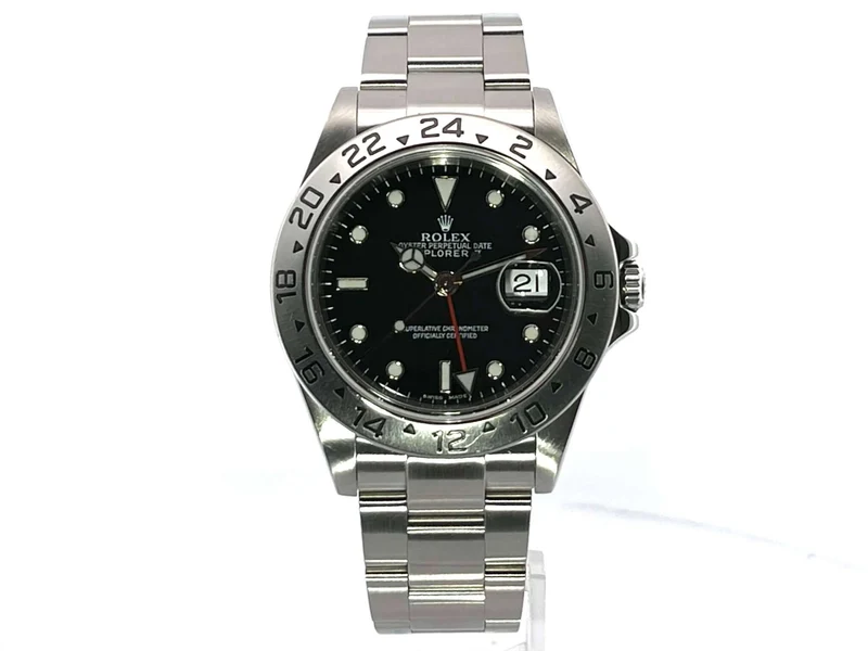 Rolex Explorer II Edelstahl 16570T Schwarz LC100 aus 2004