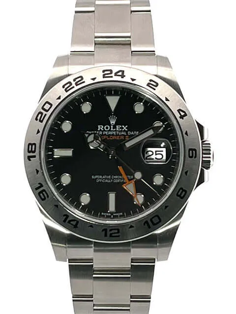 Rolex Explorer II 42 Edelstahl 216570 Schwarz aus 2019