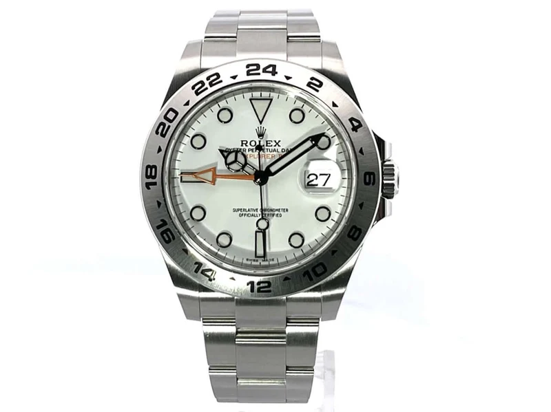 Rolex Explorer II 42 Edelstahl 216570 Weiß aus 2020