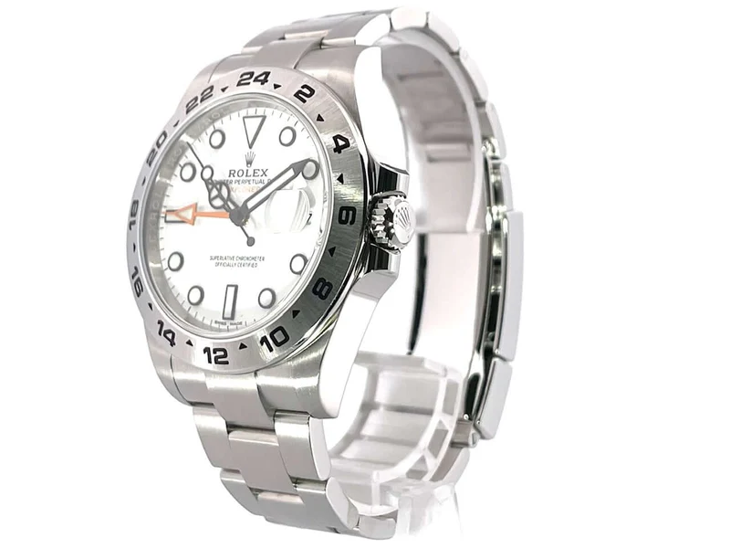 Rolex Explorer II 42 Edelstahl 216570 Weiß aus 2020