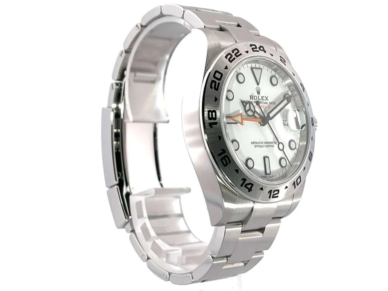 Rolex Explorer II 42 Edelstahl 216570 Weiß aus 2020