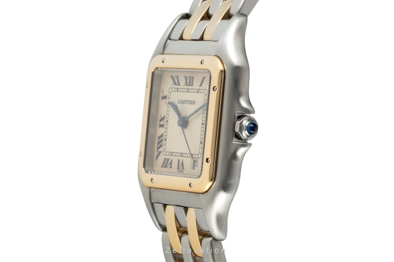 Cartier Panthere steel / gold quartz men's watch 83949 [2601484]