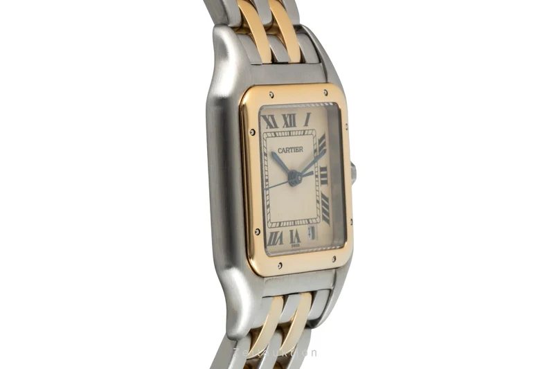 Cartier Panthere steel / gold quartz men's watch 83949 [2601484]