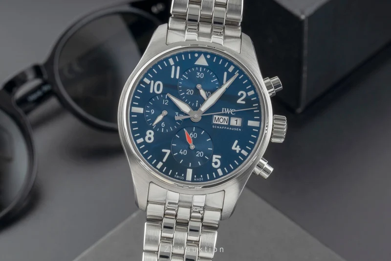 IWC Fliegerchronograph chronograph steel automatic men's watch IW388102 [2601627]