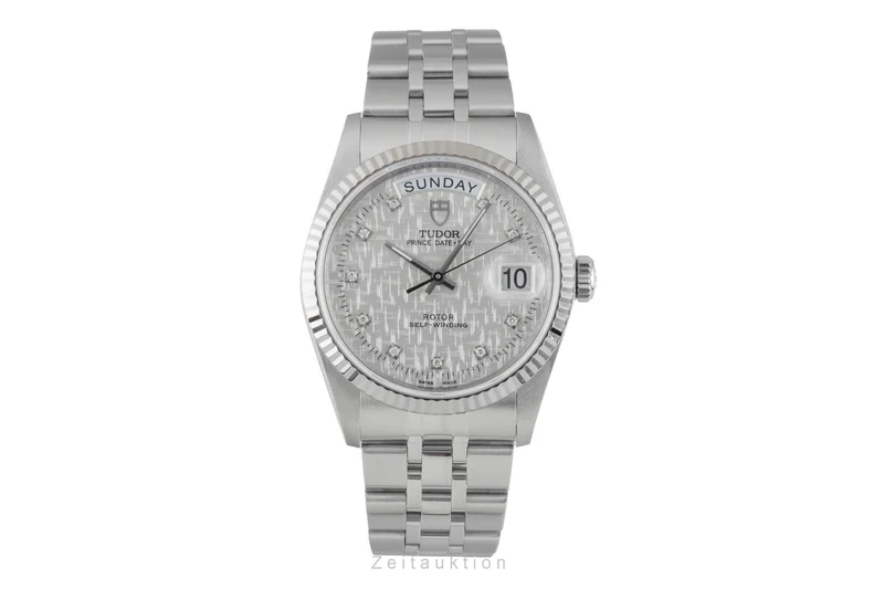 Tudor Date-Day steel / gold automatic men's watch 76214 [2601117]