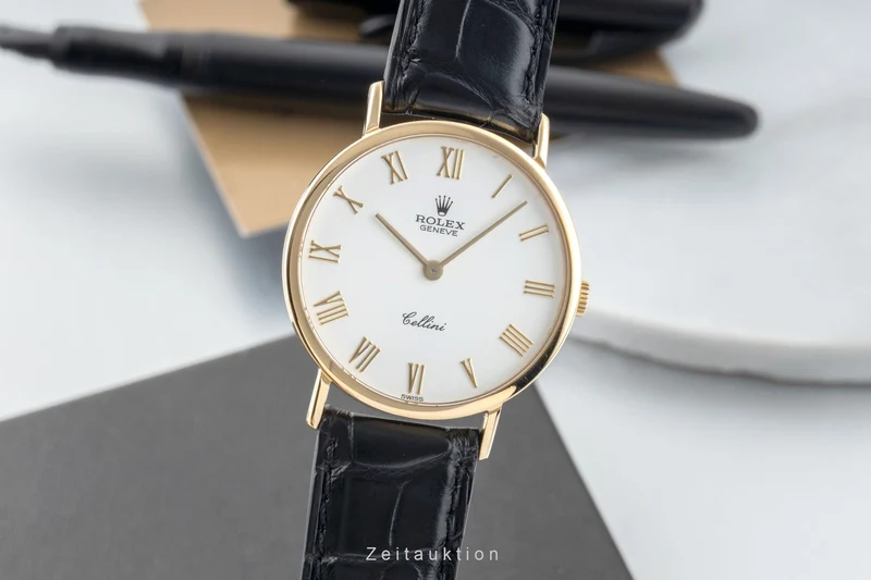 Rolex Cellini 18 ct gold manual winding men's watch 5112 [2601622]