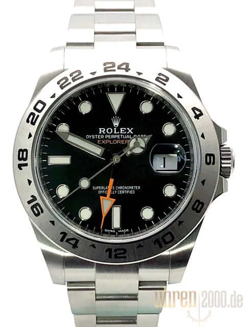 Rolex Explorer II 216570 Schwarz ungetragen aus 2019 LC100