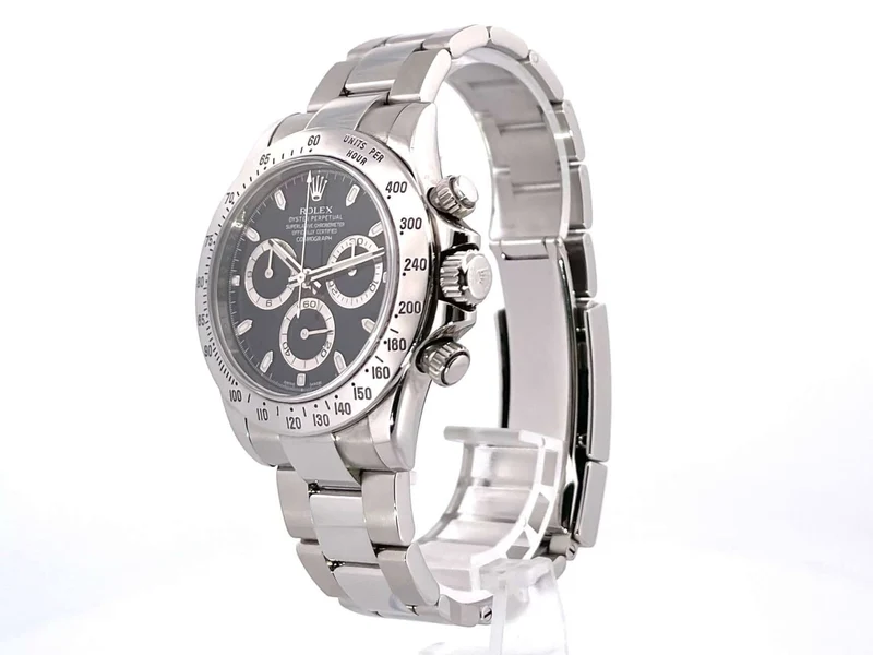 Rolex Daytona Edelstahl 116520 Schwarz