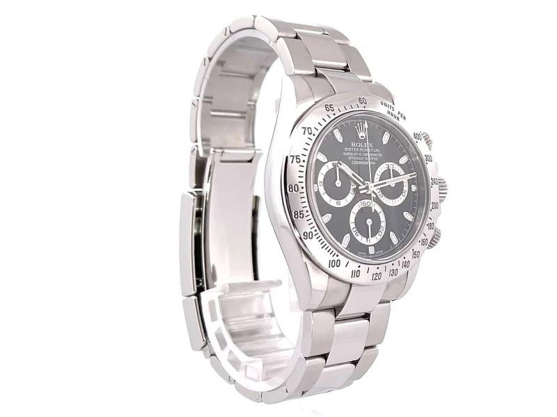 Rolex Daytona Edelstahl 116520 Schwarz
