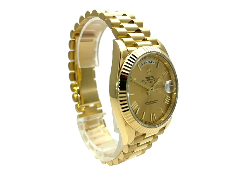 Rolex Day-Date 40 Gelbgold 228238 Champagner Römisch