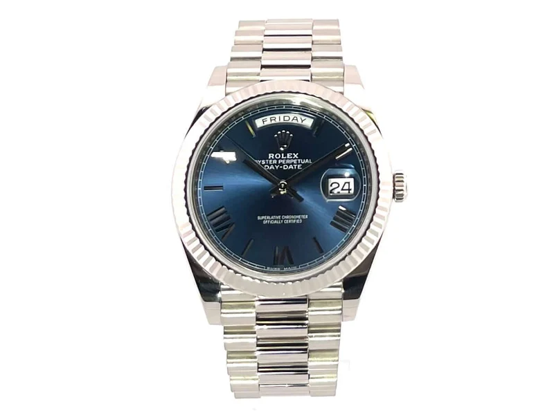 Rolex Day-Date 40 Weißgold 228239 Blau