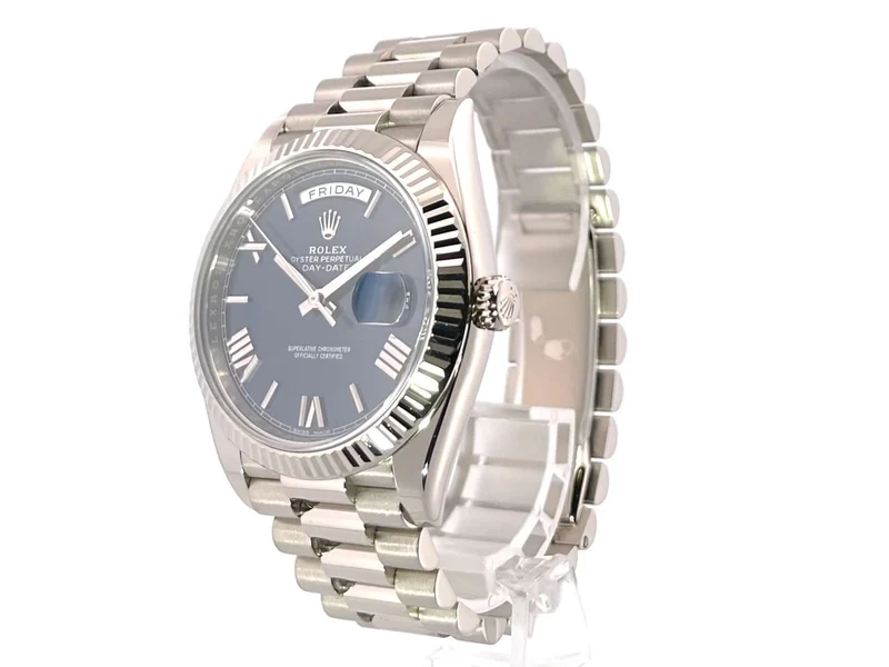 Rolex Day-Date 40 Weißgold 228239 Blau