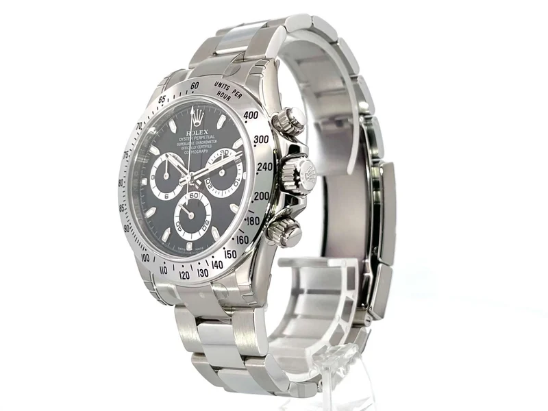 Rolex Daytona Edelstahl 116520 Schwarz
