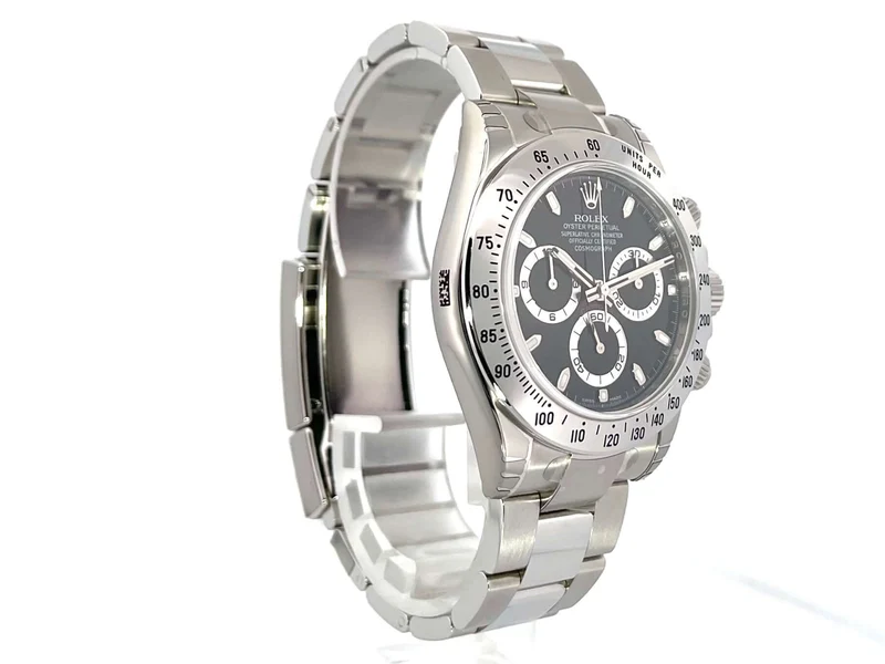 Rolex Daytona Edelstahl 116520 Schwarz