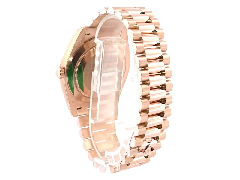 Rolex Day-Date 40 Everose-Gold 228235 Oliv Römisch