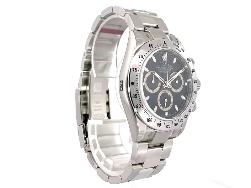 Rolex Daytona Edelstahl 116520 Schwarz