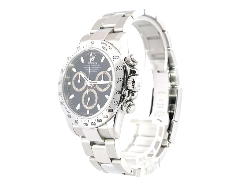 Rolex Daytona Edelstahl 116520 Schwarz