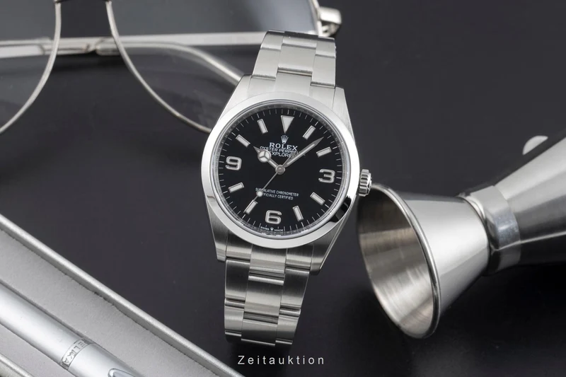 Rolex Explorer steel automatic men's watch 124270 [2601761]