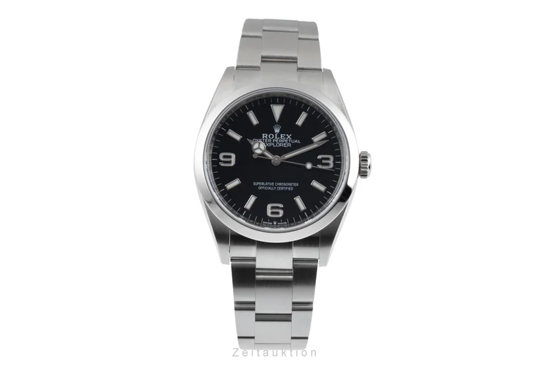 Rolex Explorer steel automatic men's watch 124270 [2601761]