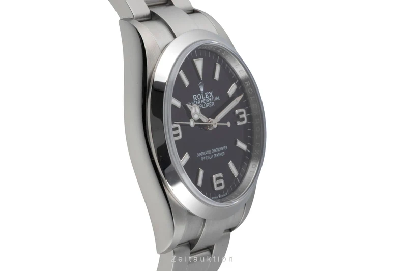 Rolex Explorer steel automatic men's watch 124270 [2601761]